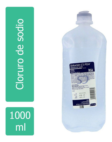 Solución Cs 0.9% Pisa Botella Con 1000ml