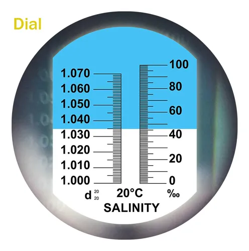 Refractómetro De Salinidad Para Acuarios Test Agua Salada