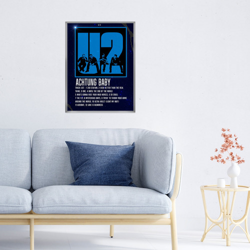Cuadro Exitos U2 Bono Album Musical Tracklist C/marco