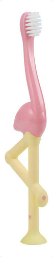 Cepillo De Dientes Bebes Y Niños Pequeños, Flamingo. Color Rosa Animales