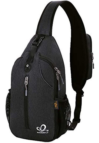 Waterfly Crossbody Sling Mochila Sling Bag Viajes Senderismo