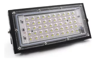 5 Reflector Led 50 Watts Potencia 500 W Luz Blanca Exterior