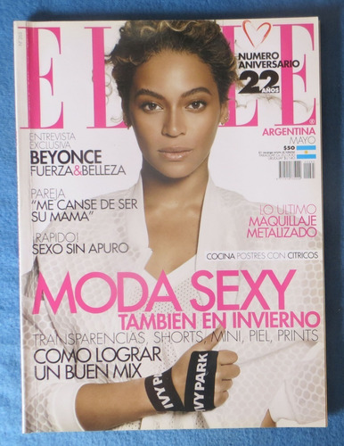 Beyonce Revista Elle No. 65 Mayo 2016 Como Nueva