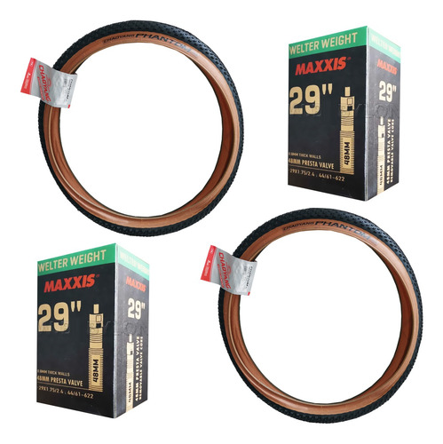 Set 02 Llantas Chaoyang 29x2.20 60tpi + 2 Camaras Maxxis