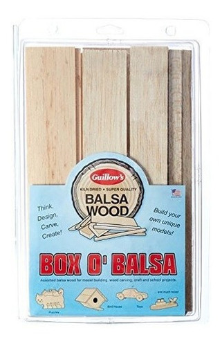 Kit Modelo Guillow.s Box O .balsa, Pequeo, Tamaos Aleato