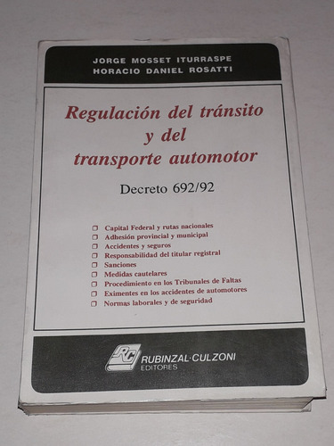 Reg  D Transito Y D Transporte Automotor- Iturraspe /rosatti