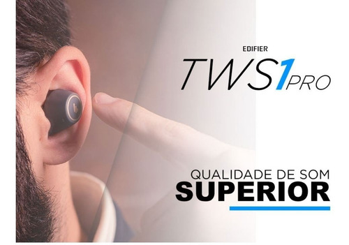Imagem 5 de 10 de Fone Bluetooth 5.2 Tws1 Pro Edifier - Rosa Original