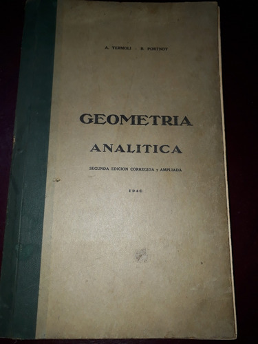 Geometría Analítica- Apuntes Taquigráficos-yermoli/portnoy-