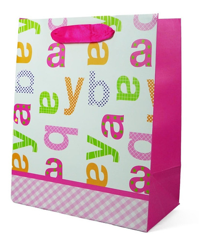 Sacola De Papel Para Loja Infantil E Chá De Fralda Baby M