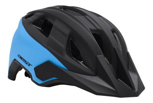 Casco Bicolor Enduro Best Negro/azul