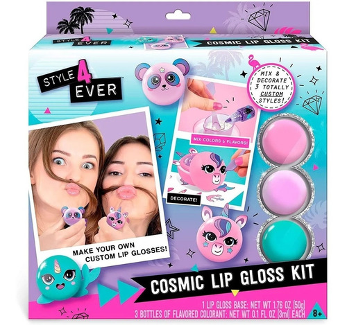 Cosmic Lip Gloss Kit Style 4 Ever Juguete Niña Set Nuevo