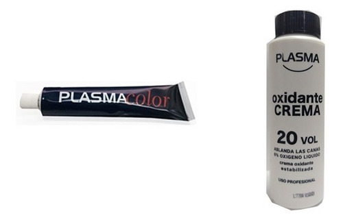 Tintura Plasma Color X 1 + Crema Oxidante 20 Vol 