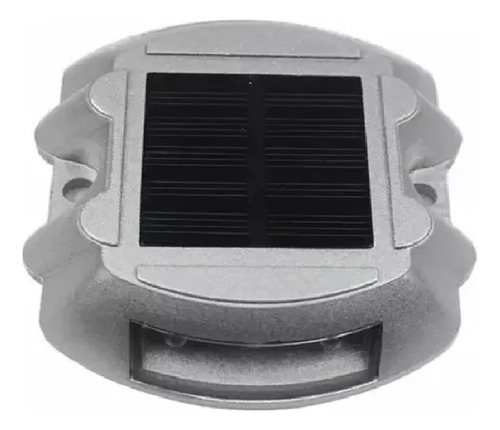 Aplique Piso Solar Ideal Garage Senderos Muelles Apto Pisada Estructura Gris
