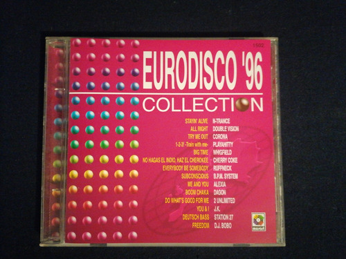 Eurodisco '96 Collection  Cd Varios Artistas Discos Musart 