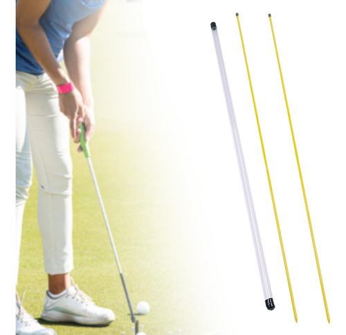 Juego De Palos De Alineación De Golf Para Un 100cm Amarillo