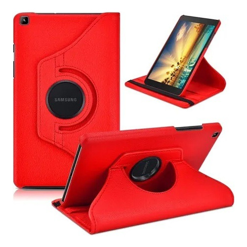 Funda Giratoria Para Samsung Tab A7 Lite T220 8.7 + Vidrio