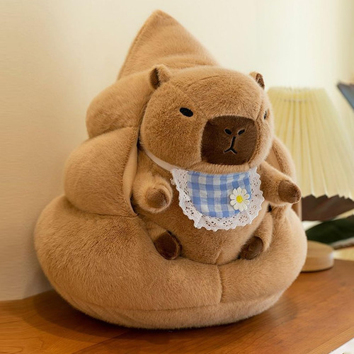 Kapibara Poop Bib Brinquedos De Pelúcia De Golfinho Aquático