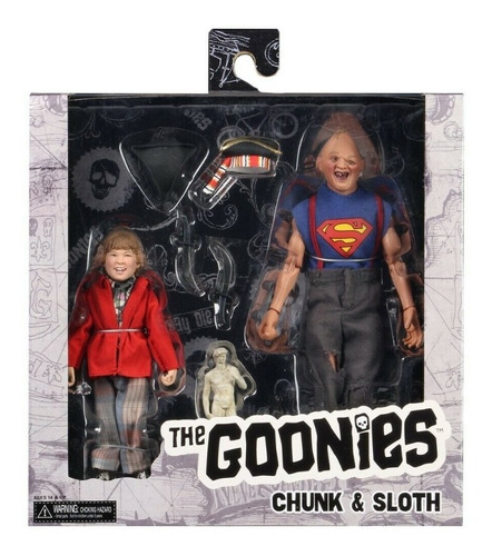 Neca Goonies Sloth Chunk 8 Clothed Action Figure 2-pack