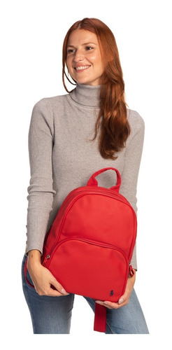 Imagen 8 de 8 de Backpack Hpc Polo Texturizada Con Logo De La Marca