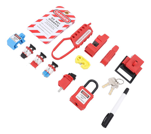 Kit De Etiquetado De Bloqueo Eléctrico Lock Hasp