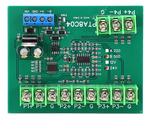 Módulo De Sensor De Temperatura De 4 Canales Pt100 Rtd Rs485