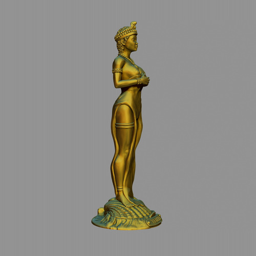 Estatua De Yemanja Orisha Archivo Stl Impr 3d 3dbauerstudio