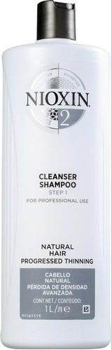 Nioxin Hair System 2 - Cleanser Shampoo 1000ml