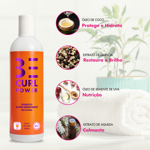 Kit Sh No Poo + Cr De Pentear Styling Cream Be Curl Crespos