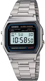 Reloj Casio Vintage A158 Unisex Retro Acero Inoxidable