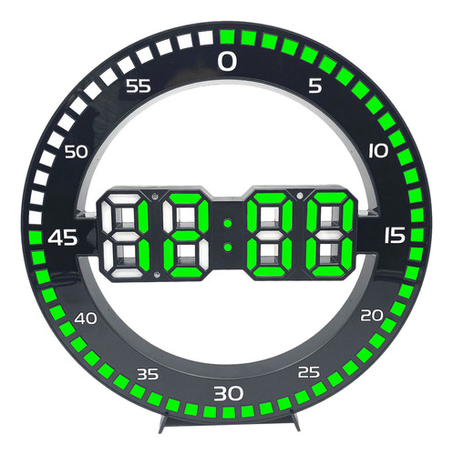 Temperatura Visualización De La Fecha Green Count Second