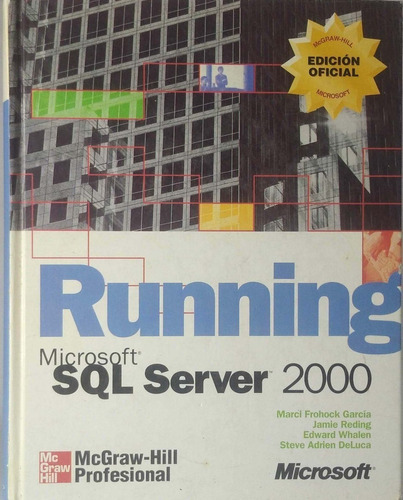 Libro Fisico Running Server Sql 2000 Microsoft