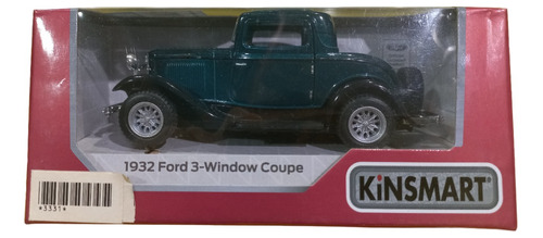 Kinsmart Ford 3-window Coupe 1932 Escala 1:35 (aprox 12 Cm)