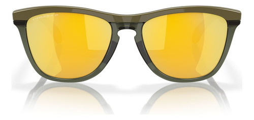 Óculos De Sol Oakley Frogskins Range Dark Brush Lentes Prizm 24k Polarizada OO9284-0855