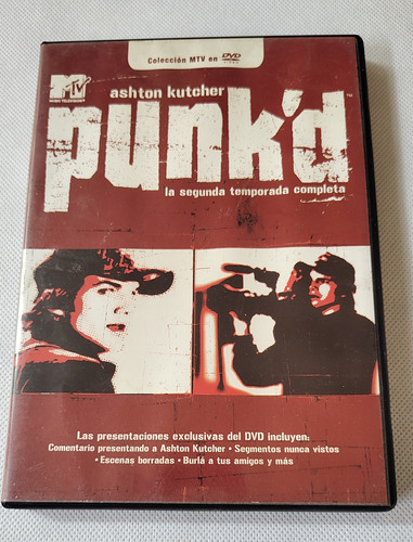 Dvd Punkd Ashton Kutcher Mtv 2 Discos Original 