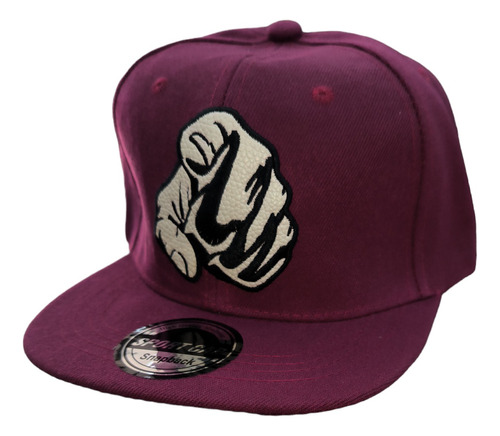 Jockey Snapback Dedo Señalando Colores A Elegir