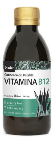 Suplemento en líquido Natier  Bebibles Vitamina B12 Bebible vitaminas