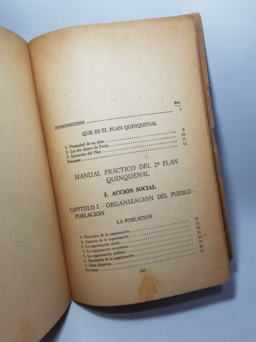 Perón Peronismo 2do Plan Quinquenal Libros + Posta Mag 56300