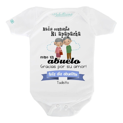 Pañalero Personalizado Bebé Nadie Consiente Ni Apapacha