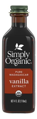 Simply Organic Madagascar Extracto Puro De Vainilla 118ml