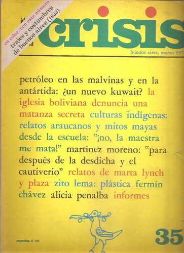 Revista Crisis Nº 35 Marzo 1976