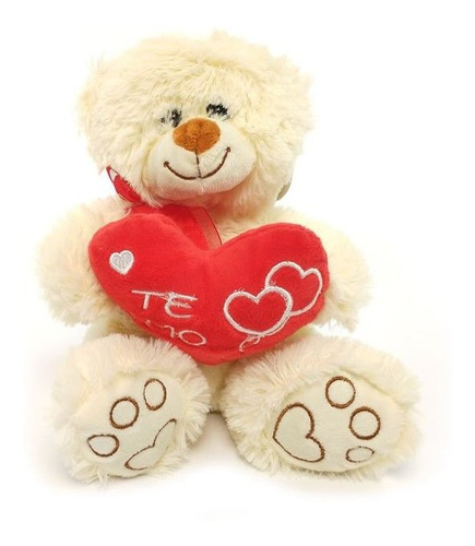 Peluche 22cm My Plush Oso Con Corazon 7608