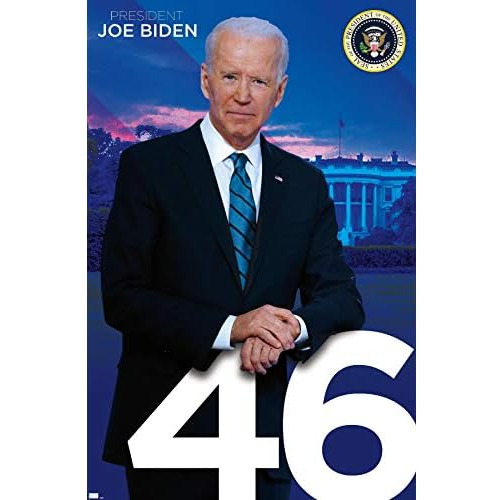Póster De Pared De Joe Biden, Presidente, 22.37  X 34....