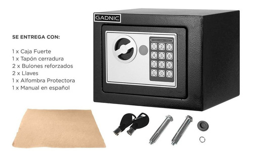 Caja Fuerte Digital Empotrable Forjada Maxima Seguridad
