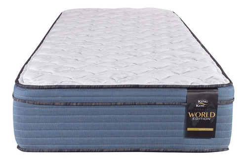 Imagen 6 de 8 de Colchon King Koil Aspen Europillow Resorte Lfk Firme 100x190