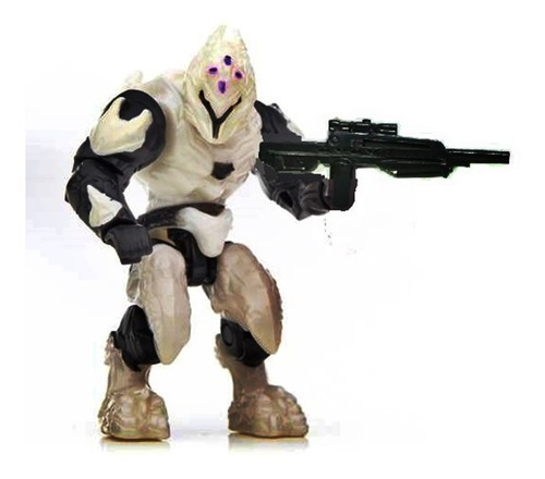 Minifigura Halo Elite Zealot Articulado Con Arma Mega Bloks