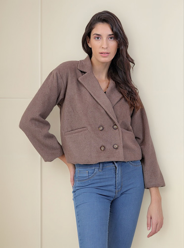 Saco Oversize De Paño Gaspar