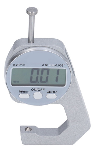 Medidor De Espesor Digital, Mini Pantalla Led De 0 A 20 Mm