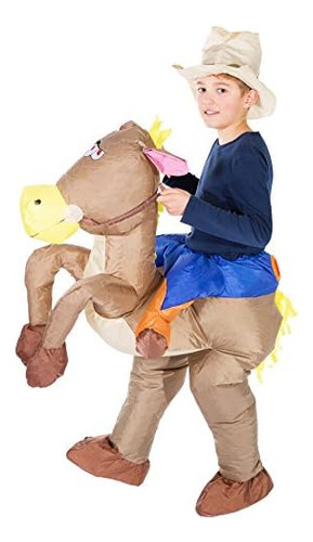Disfraz De Vaquero Inflable Para Niños De Bodysocks (a Parti