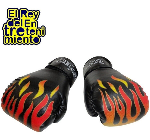 Imagen 4 de 4 de Guantes De Boxeo P/ Entrenamiento Bolsas Vendas N1 - El Rey