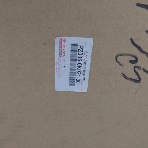 Espoiler Parachoque Trasero Fortuner Trd